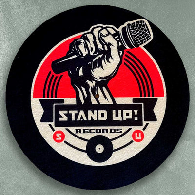 Custom Sublimated Vinyl Record Slip Mats, Full Color — design layout sample
