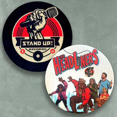 Custom Sublimated Vinyl Record Slip Mats, Full Color