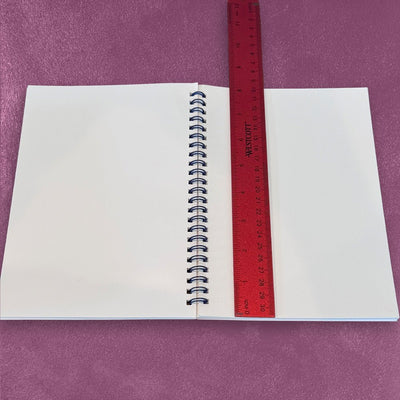 Custom A5 Spiral Bound Sticker Books — full color print example