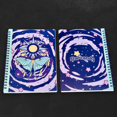 Custom A5 Spiral Bound Sticker Books — production sample