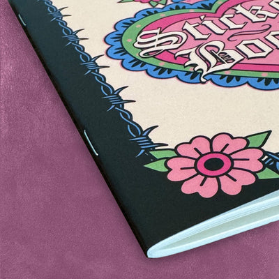 Custom B6 Saddle Stitched Sticker Books — packaging detail