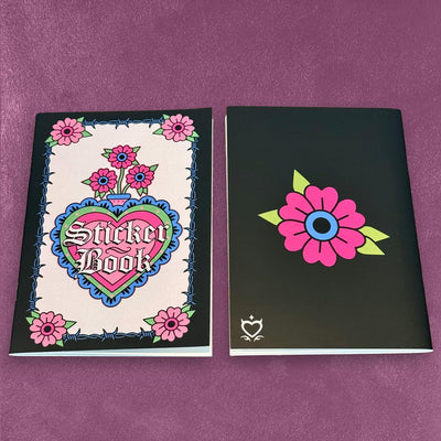 Custom B6 Saddle Stitched Sticker Books — production sample