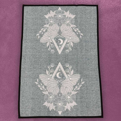 Custom Cotton & Polyester Tea Towels — design layout sample
