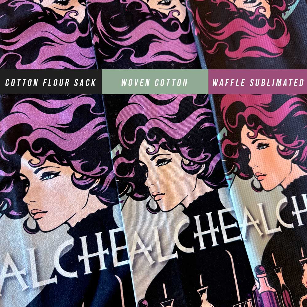 Custom Tea Towels - Alchemy Merch - Make your own custom Tea Towels - custom merchandise