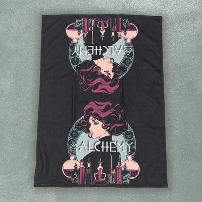 Custom Cotton & Polyester Tea Towels — full color print example