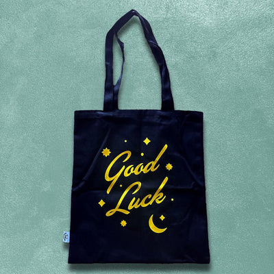 Custom Tote Bags, Screen Printed or DTF — full color print example