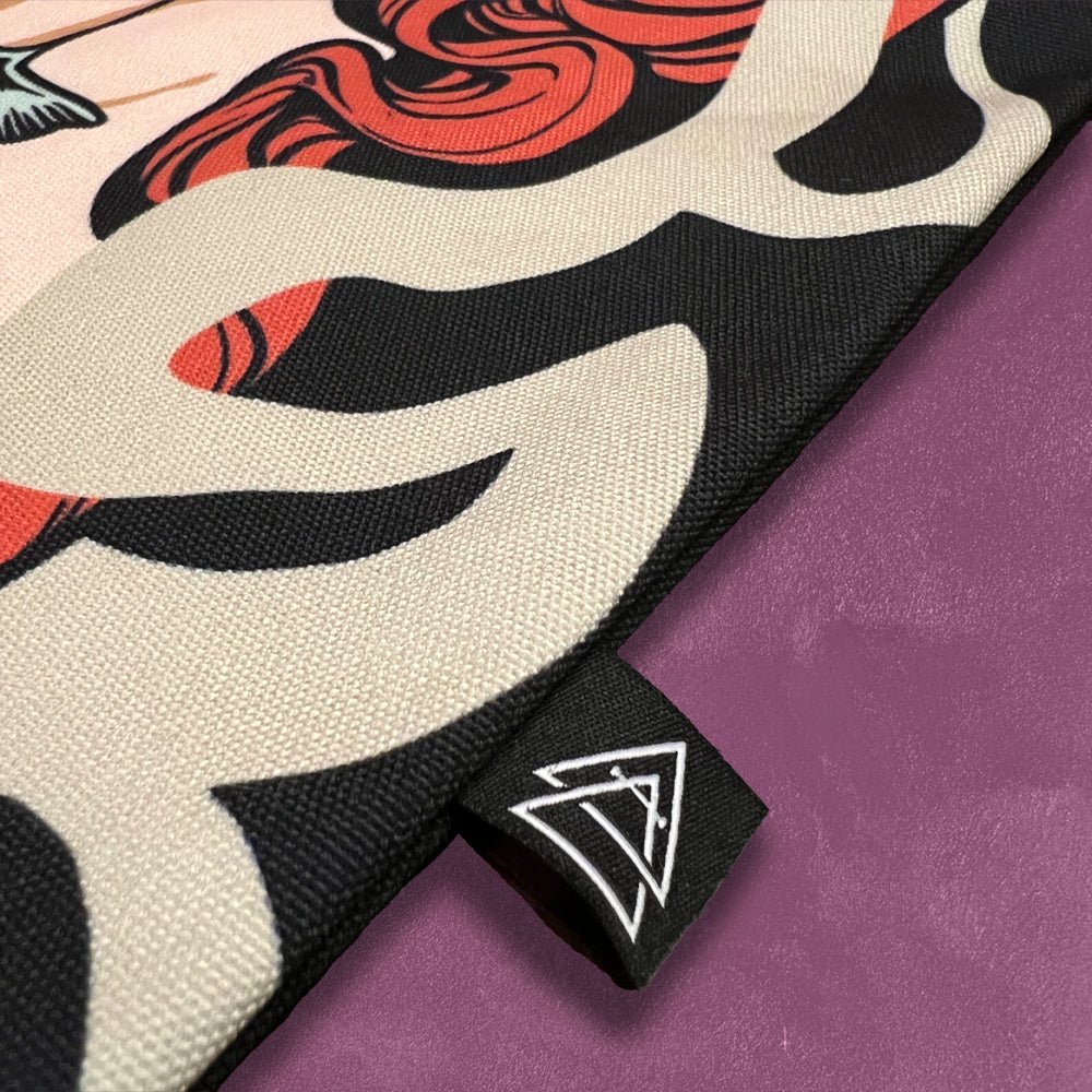 Custom Sublimated Tote Bags, Full-Color All-Over Print — material and construction detail
