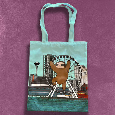 Custom Sublimated Tote Bags, Full-Color All-Over Print — branding and personalization example