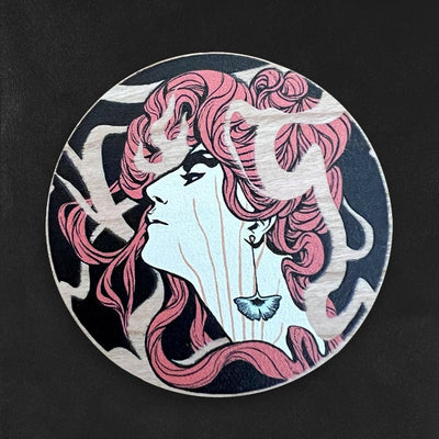 Custom UV Printed Wooden Pins, Made in USA