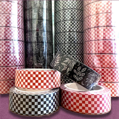 Custom Washi Tape, Full Color CMYK, 10m Rolls — full color print example