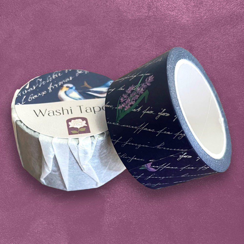 Custom Washi Tape, Full Color CMYK, 10m Rolls — mounting and display reference