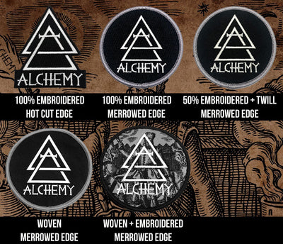 Custom Embroidered Patches — full color print example