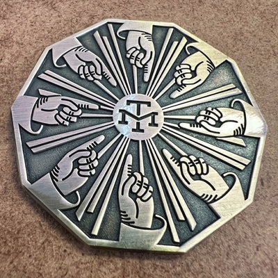 Custom 2D Challenge Coins, Double-Sided — packaging detail