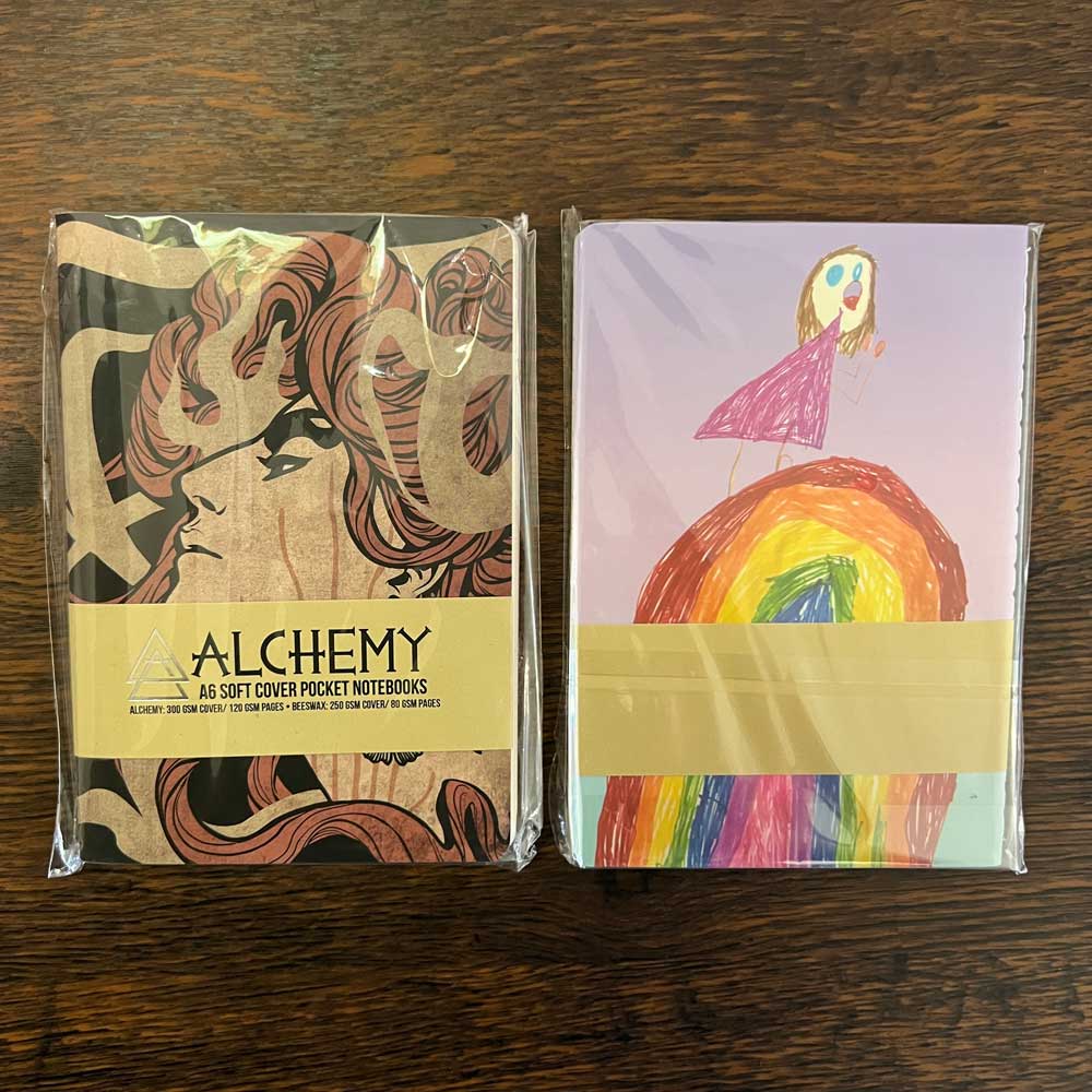 A6 Notebook Example Set, 2 Pack with Custom Wrapper
