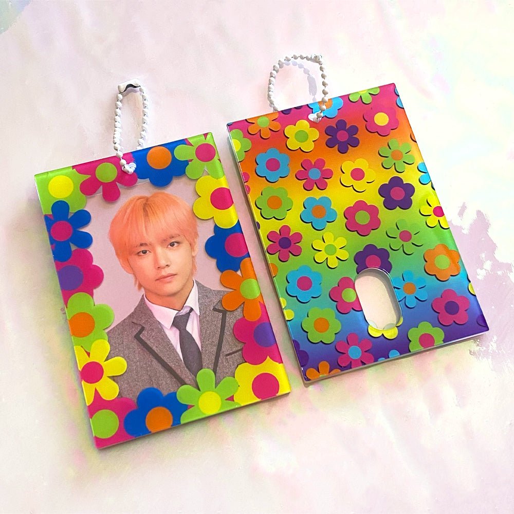Custom Acrylic Photocard Holders — close-up detail view