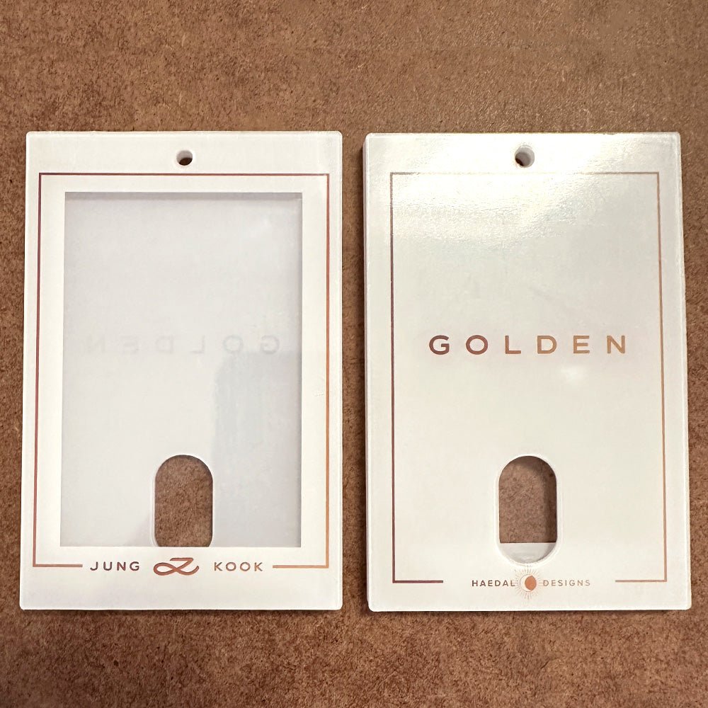 Custom Acrylic Photocard Holders — design layout sample