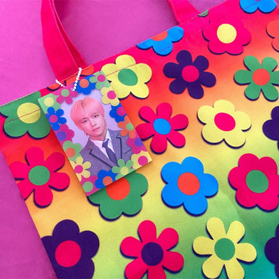 Custom Acrylic Photocard Holders — full color print example