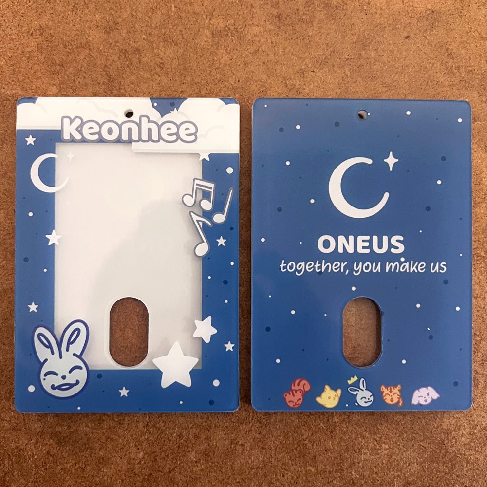 Custom Acrylic Photocard Holders — customer order example
