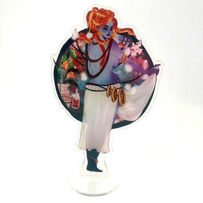 Custom Two-Sided Acrylic Standees with Base — packaging detail