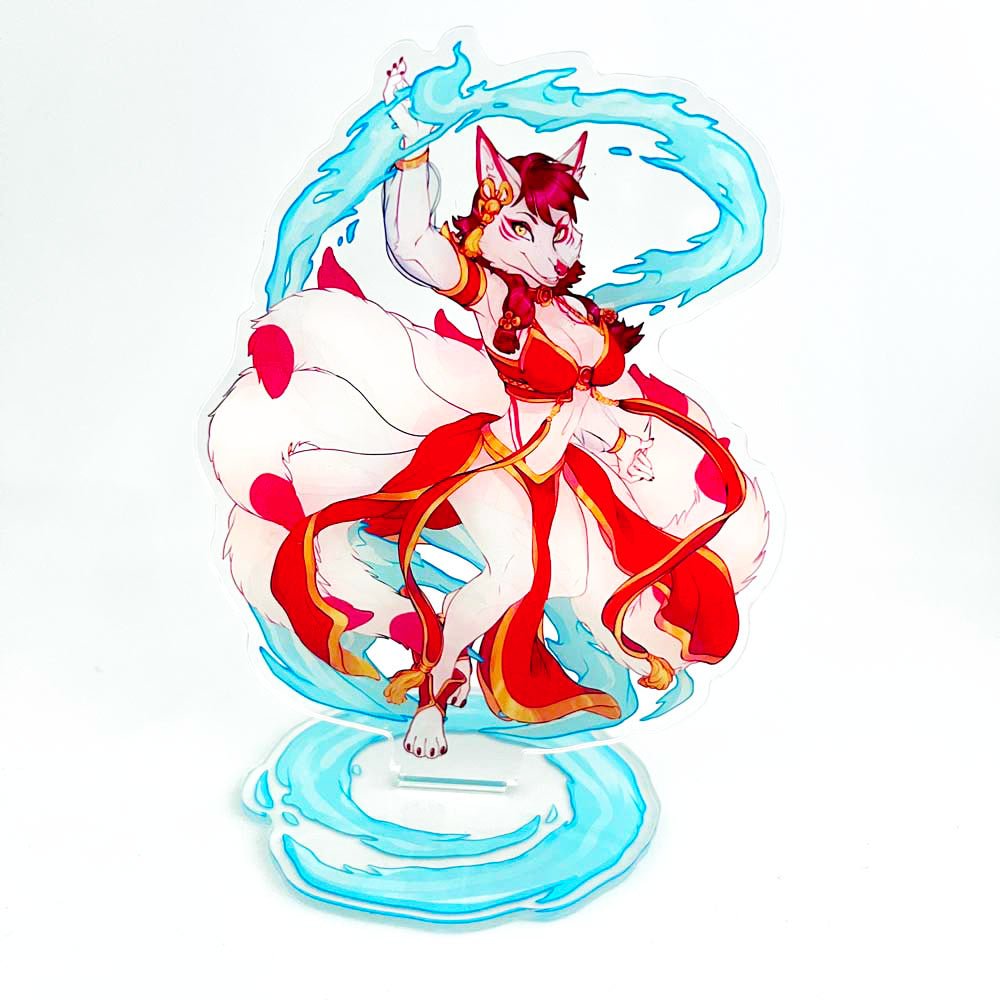 Custom Two-Sided Acrylic Standees with Base