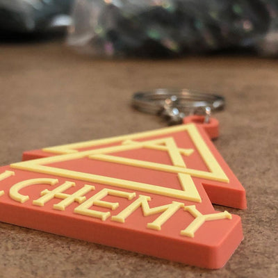 Custom PVC Keychains, 2D and 3D — design layout sample
