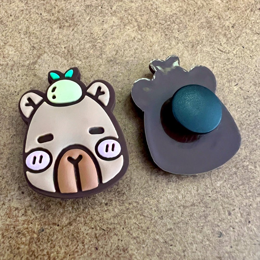 Custom PVC Shoe Charms for Crocs and Laces — mounting and display reference