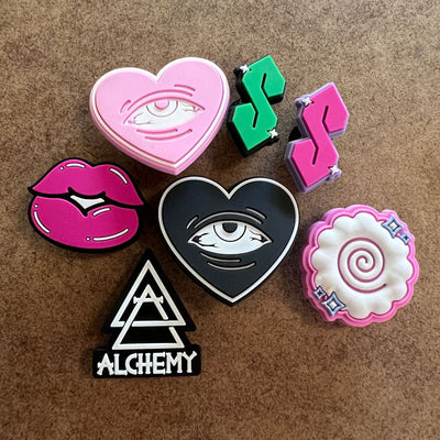 Custom PVC Shoe Charms for Crocs and Laces — variant style example