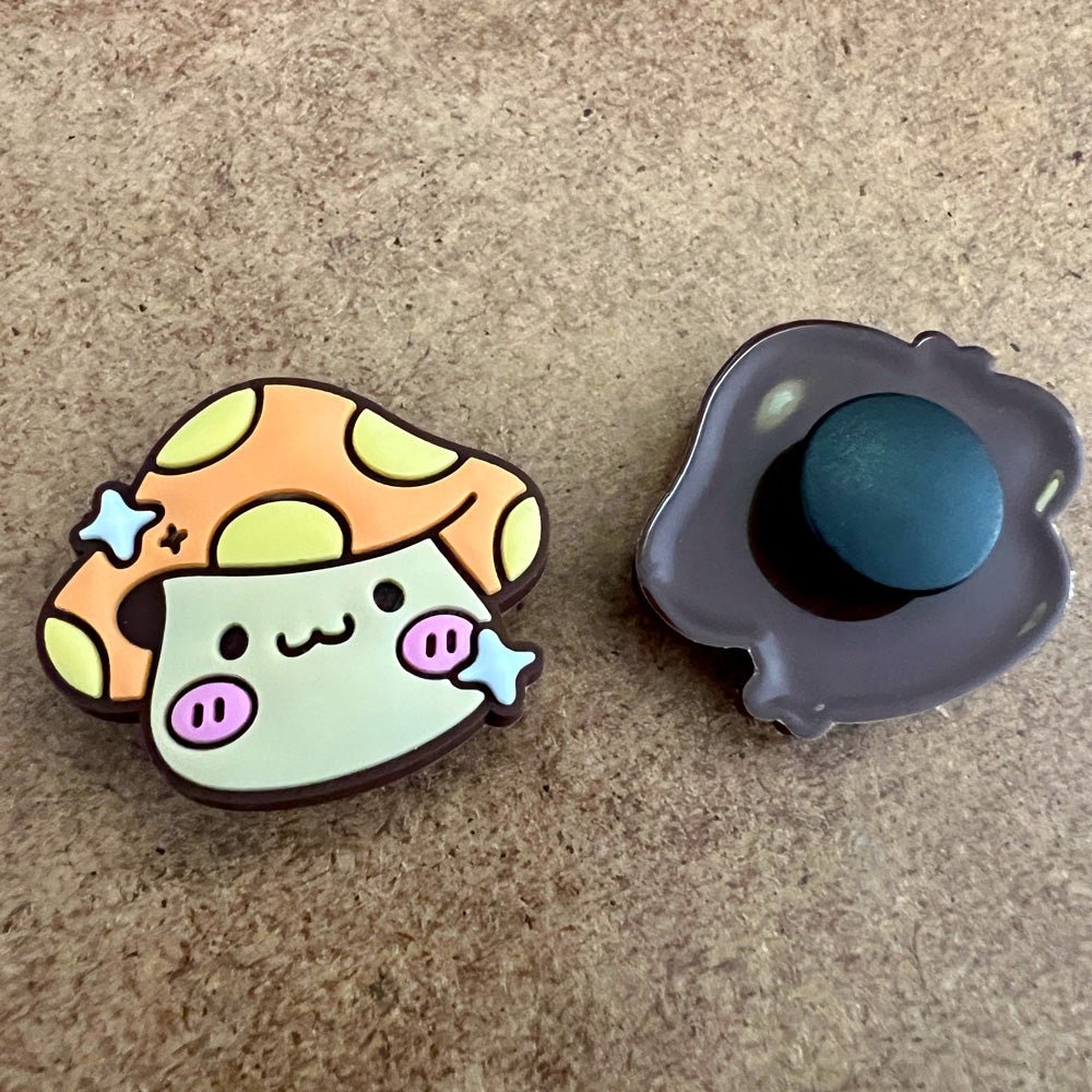 Custom PVC Shoe Charms for Crocs and Laces — close-up detail view