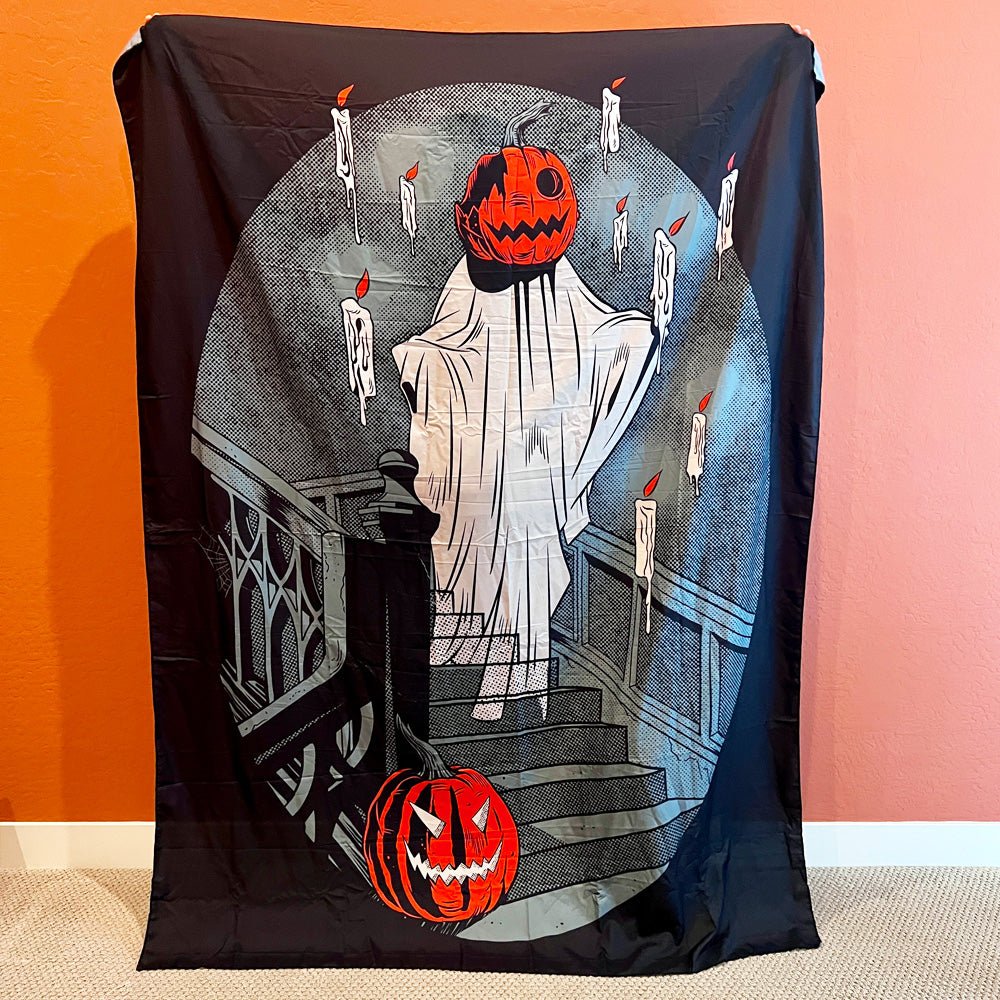 Custom Wall Tapestries, Full-Color Printed Wall Art — scale and sizing reference