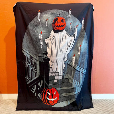Custom Wall Tapestries, Full-Color Printed Wall Art — scale and sizing reference