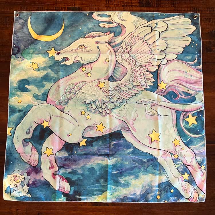 Custom Wall Tapestries, Full-Color Printed Wall Art — packaging detail