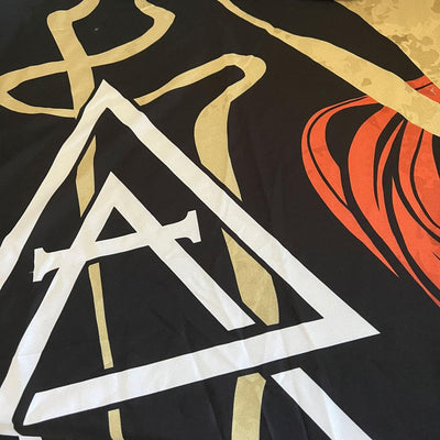 Custom Wall Tapestries, Full-Color Printed Wall Art — branding and personalization example