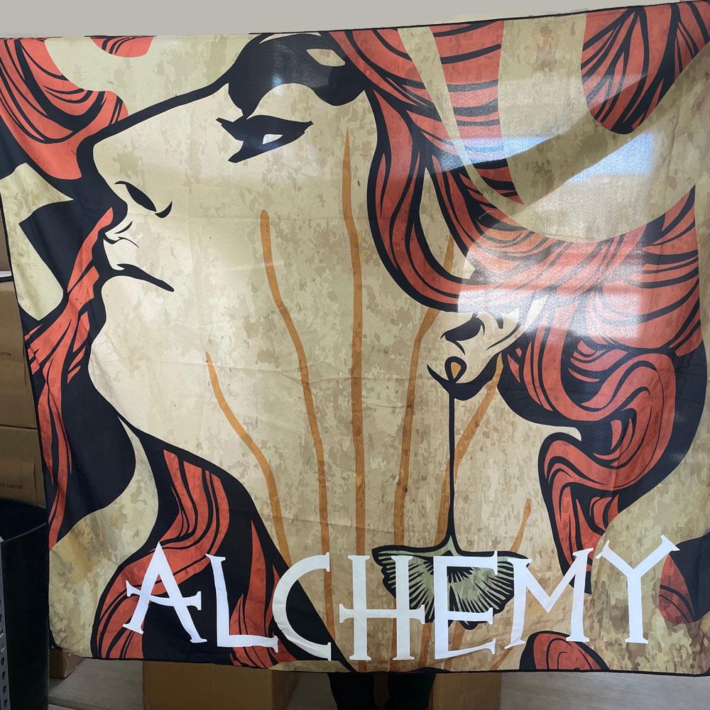 Custom Wall Tapestries, Full-Color Printed Wall Art — customer order example