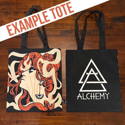 Alchemy Tote Bag Example, Sublimated Two-Sided