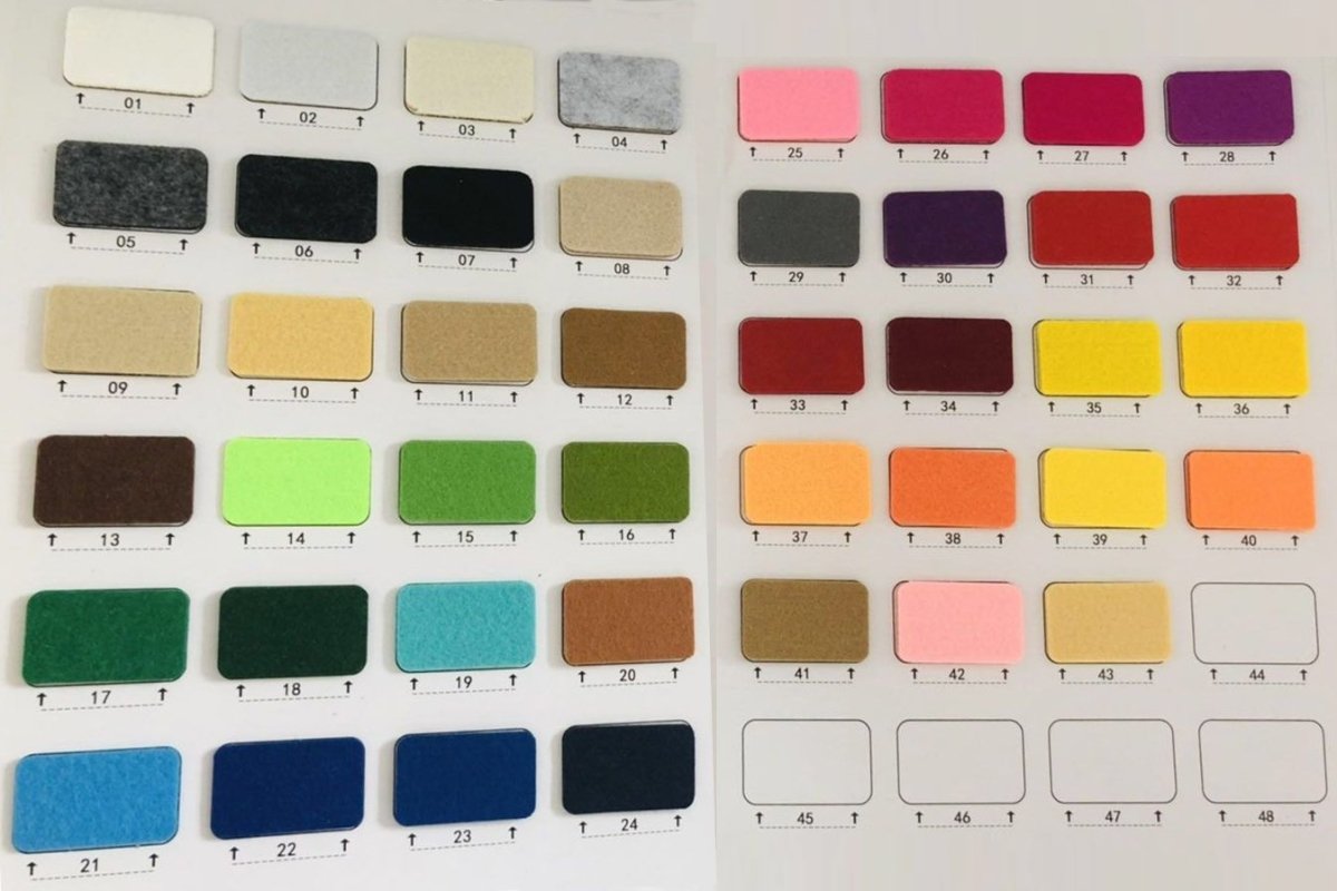 Custom Double-Sided Screen Printed Vinyl Record Slip Mats — full color print example