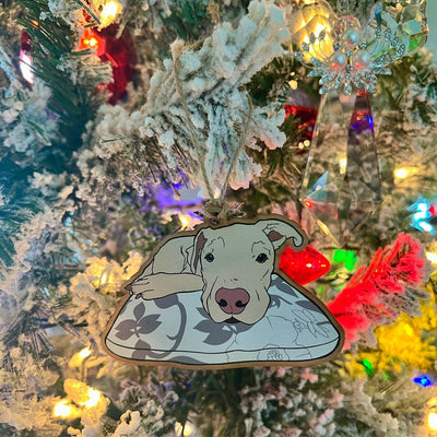 Custom Wooden Ornaments, Made in USA, Sustainable Cherry — variant style example